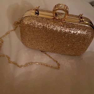 Gold Sparkle Clutch